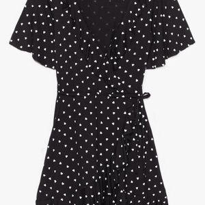 Follow Your Heart Wrap Mini Dress